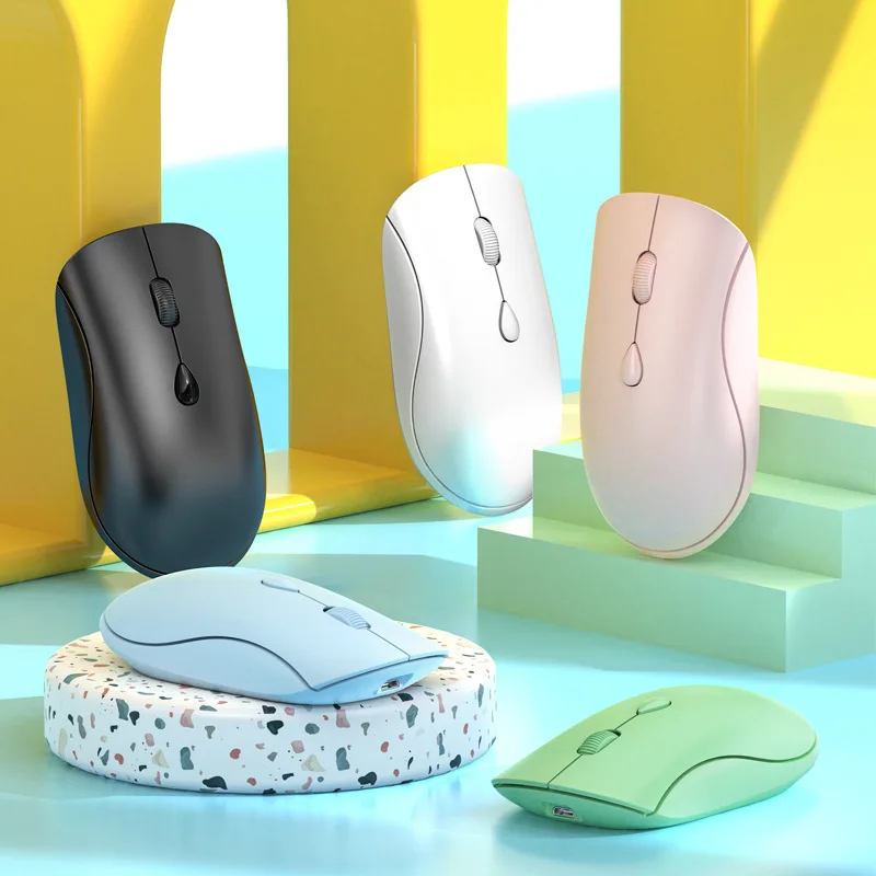 Ricarica Wireless Mouse 2.4G Ricarica Notebook Office Mute Business Computer Mouse Bluetooth