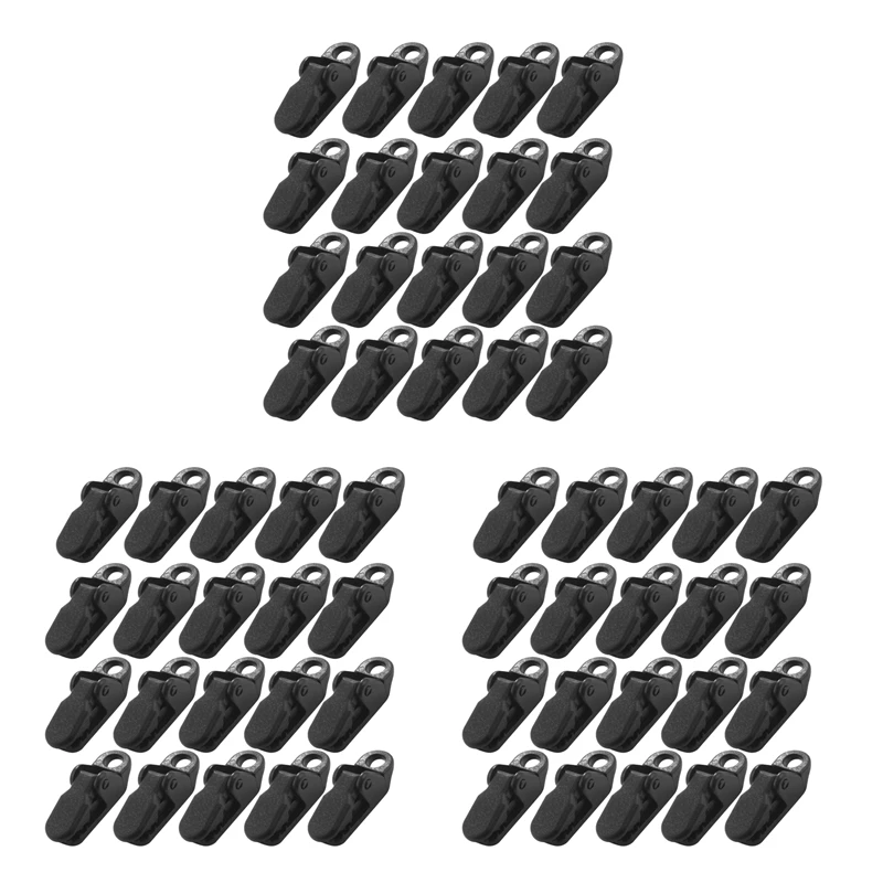 60Pcs Tenda Da Sole Tendalino Morsetto Telone Clip Snap Canvas Anchor Gripper Caravan Jaw Grip Trap Stringere Strumento