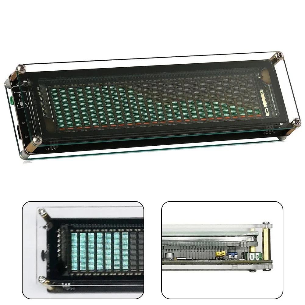 Ak2515 Mic Pick Up Audio Spectrum Vfd Fonofrequenzimetro Vu Meter Display Pickup Audio Spectrum Signal Spectrum Analyzer