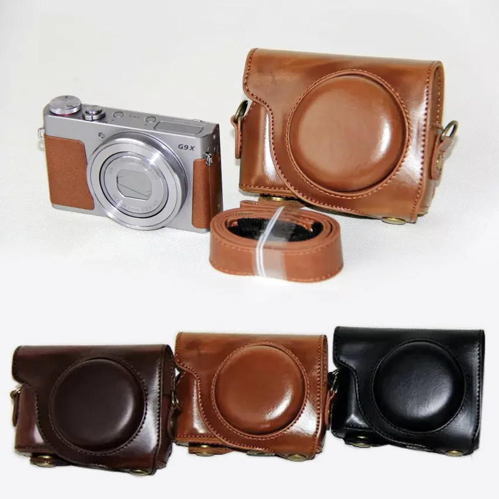Cozyshot Custodia Per Fotocamera In Pelle Borsa Grip Strap Per Canon Powershot G9 X G9X/G9X Mark Ii