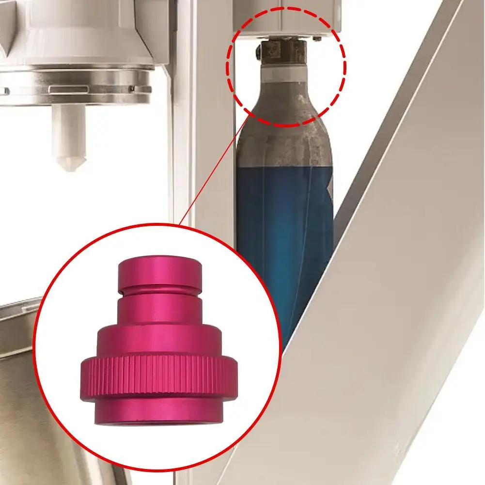 Connessione Rapida Per Cilindri Sodastream Terra A 425G Co2 Con Filettatura Tr21-4 Viola Nuovo