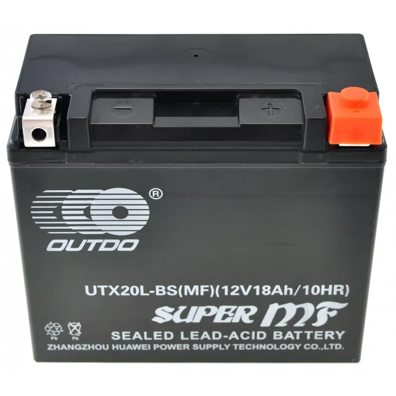 Batteria Per Moto Agm Ytx20L-Bs Gel (Gt20-3) Kage