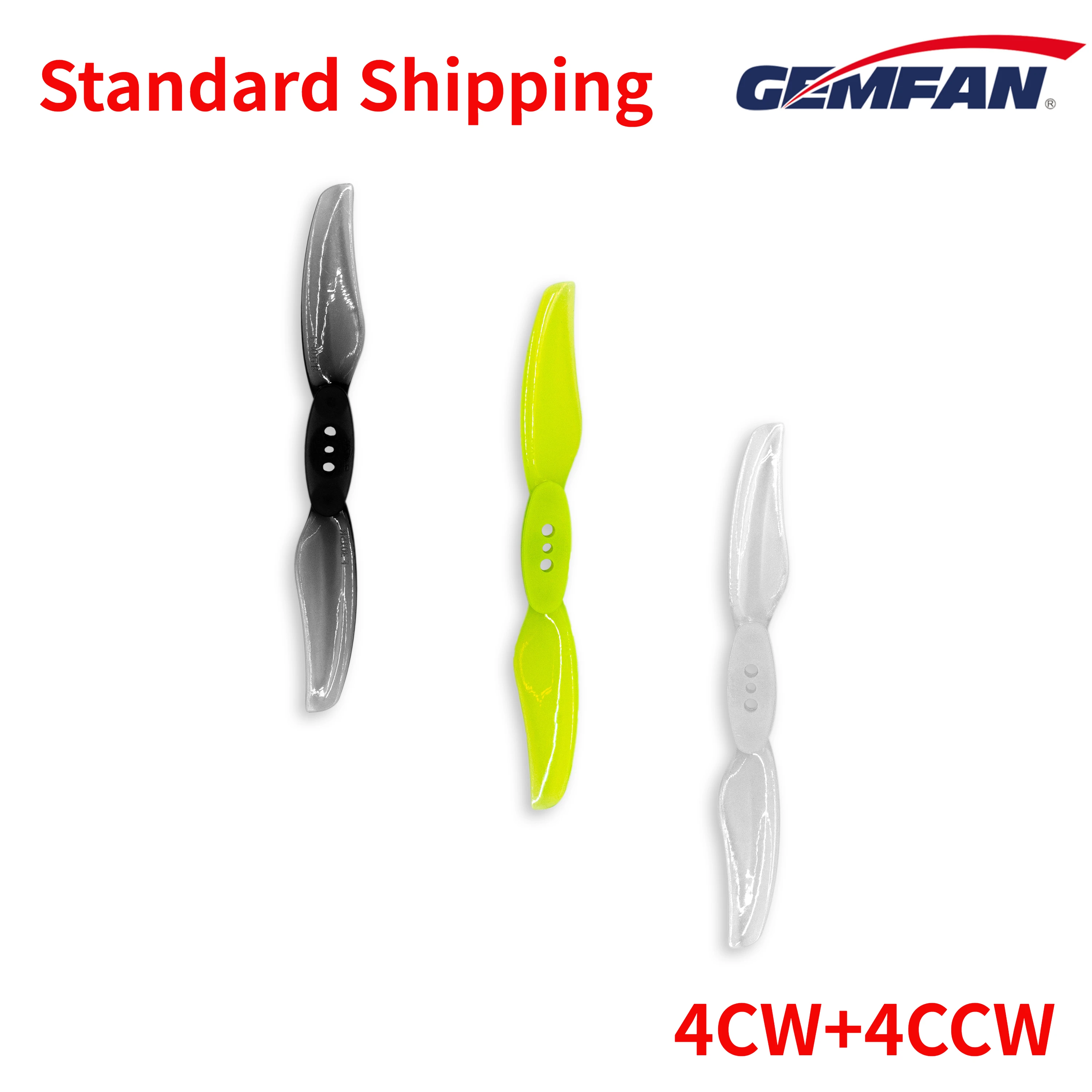 4 Paia (4Cw + 4Ccw) Gemfan F3015-2 3 X1.5 Elica Pieghevole Per Pc A 2 Pale Per Rc Fpv Freestyle 3 Pollici 18650 1S Droni Stuzzicadenti