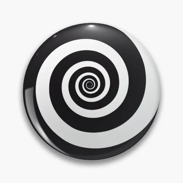 Spiral Hydaltic Retro Mind Control Visua Soft Button Pin Fashion Spilla Cute Cartoon Lover Women Hat Spilla In Metallo Divertente