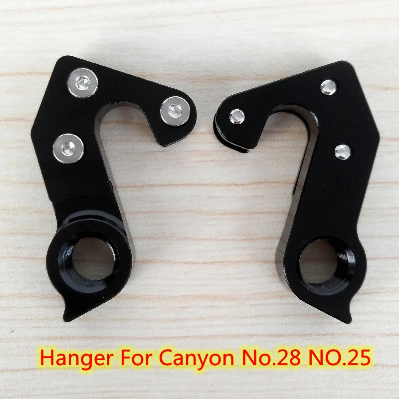 5Set Cnc Bicicletta Deragliatore Posteriore Gancio No.28 No.25 Per Canyon Aeroad Cf Slx Canyon Ultimate Cf Speedmax Slx Frame Mech Dropout