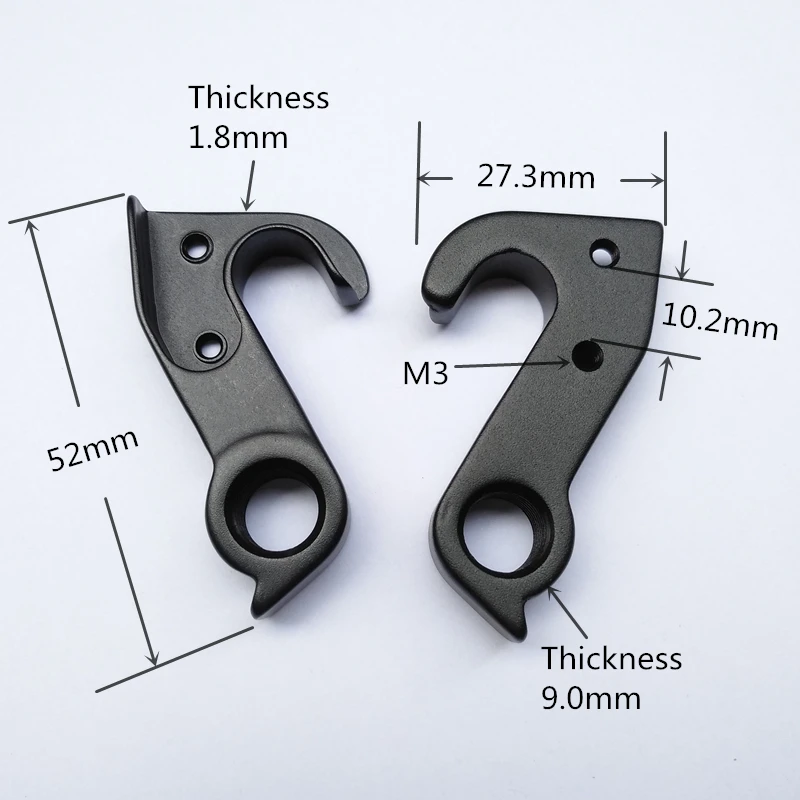 2Pc Mtb Mtb Lega Bicicletta Posteriore Deragliatore Ganci Bici Gear Gancio Posteriore Per Canyon 2016 Ultimate Cf Slx Canyon Slx 9.0 No.35
