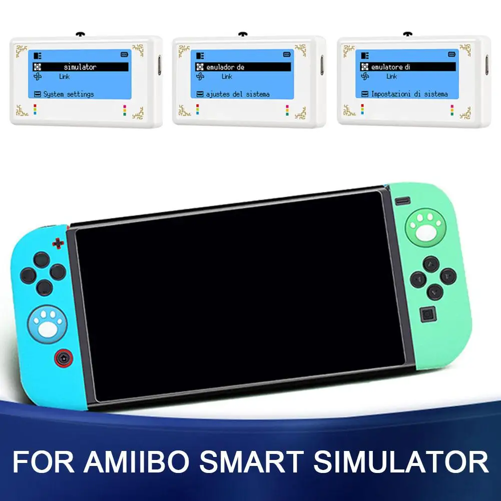 Caricabatterie Lcd Per Amiibo Intelligent Simulator Nfc Pixl Infinite Card Brushing Induzione Intelligente Per Emulatore Amiibo Bt