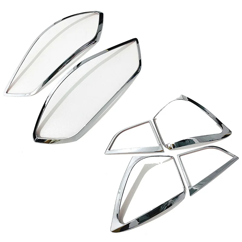 Abs Car Front Rear Headlight Tail Light Lamp Cover Trim Garnish Car Styling Accessories Fit For Suzuki Sx4 S-Cross 2014-2016