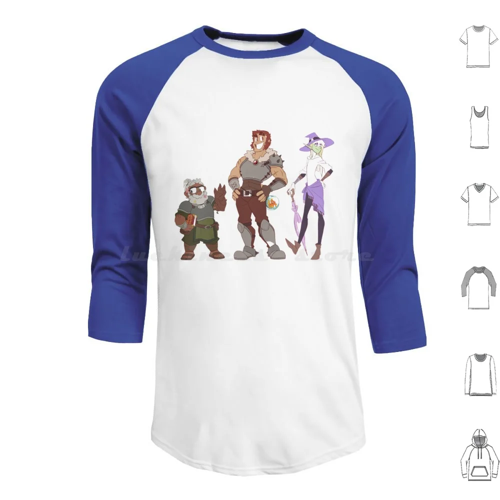 The Adventure Zone Taz Felpe Con Cappuccio Manica Lunga The Adventure Zone Taz Taako Dnd E Grifone Mcelroy Adventure Zone Justin