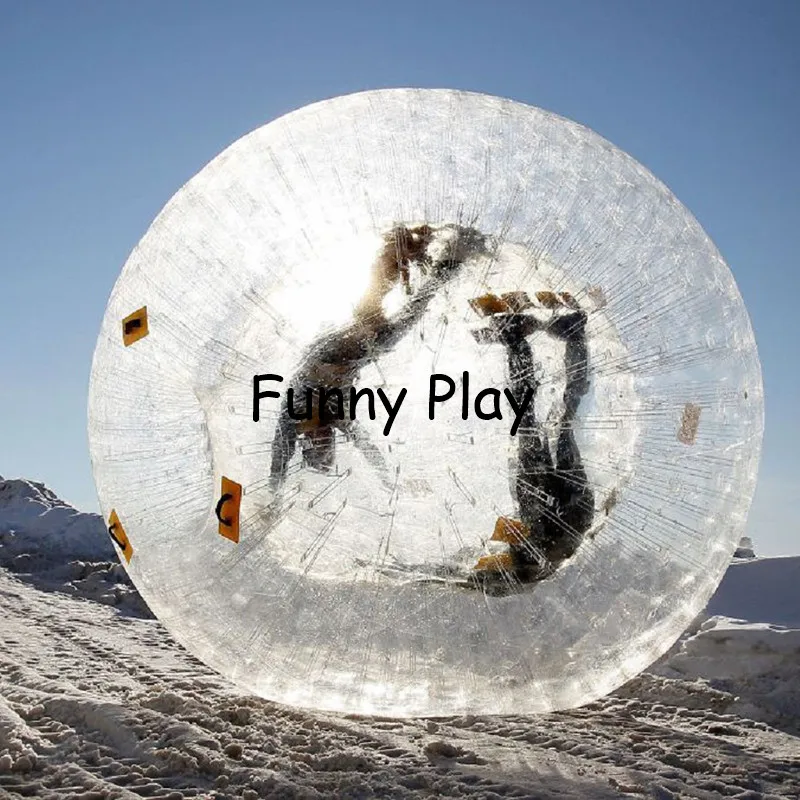 Prato Gonfiabile Sfera Dello Zorb Per L'Inverno, Di Rotolamento Acqua Sfera Dello Zorb, Grande Durable Sereno Neve Umana Sfera Dello Zorb Per Gioco Di