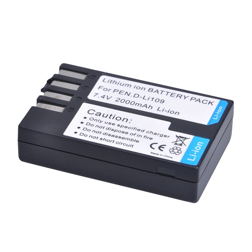 Batteria D-Li109 Per Pentax D Li109 , Pentax K-R K-30 K-50 K-70 K-500 K-S2 Kp Kr K2 K30 K50 K70 K500 Ks1 Ks2 Fotocamera