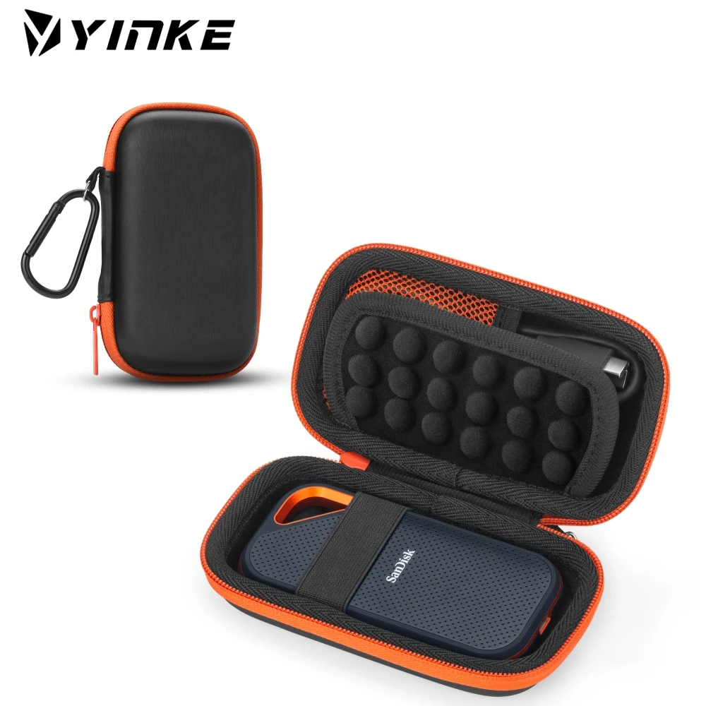 Custodia Rigida Yinke Per Sandisk Extreme Pro/Sandisk Extreme Portable External Ssd 500Gb 1Tb 2Tb Custodia Protettiva Da Viaggio