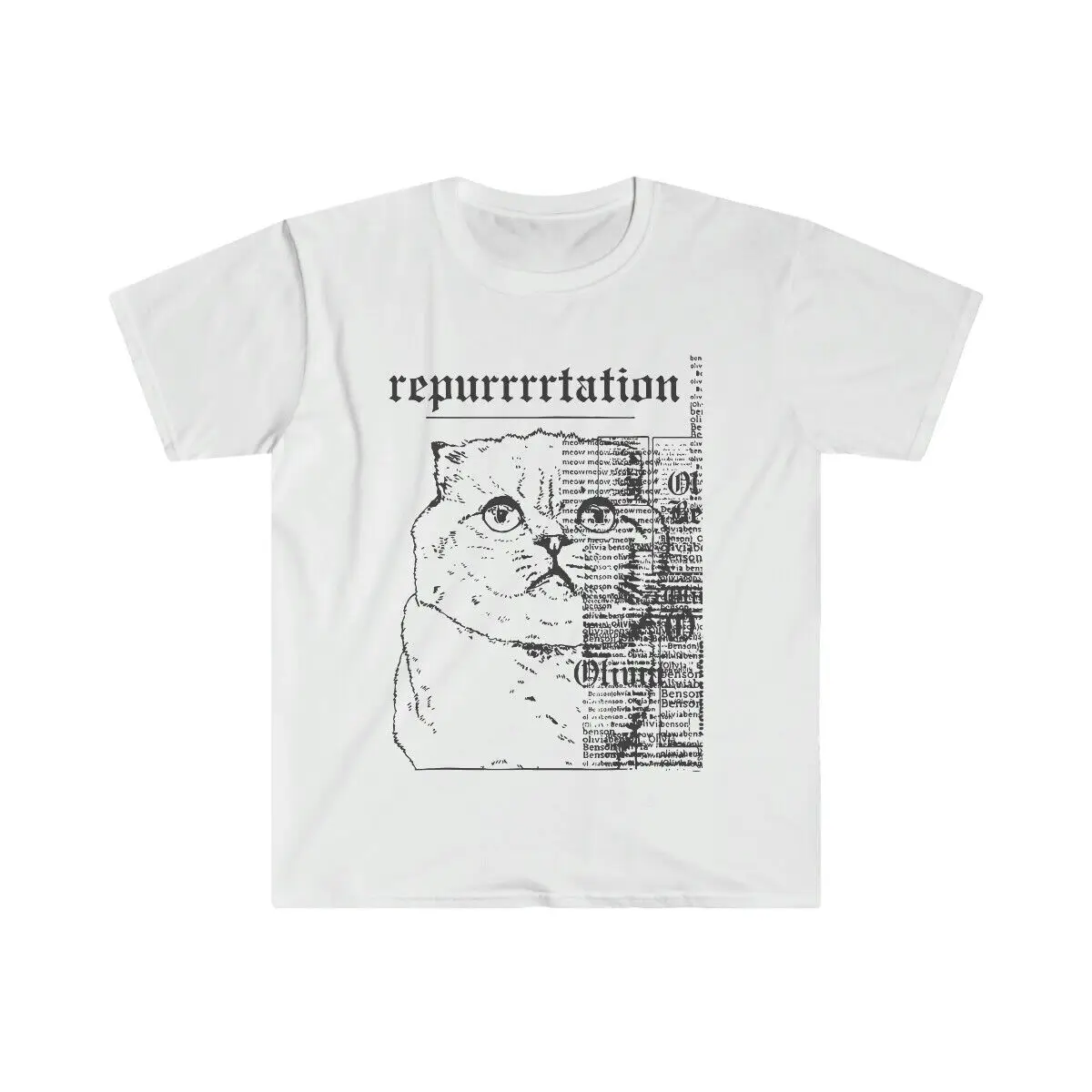 Reputazione Maglietta Gatto Ts Red Taylor Eras Tour Swifty Fan Album Concerto Maniche Lunghe O Corte