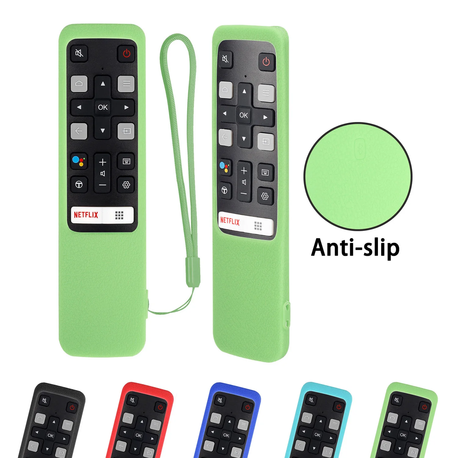 Rc802V Fnr1 Custodie Per Telecomando Vocale Adatte Per Tcl Android 4K Smart Tv 49 P30Fs 65 P8S 55 C715 49 S6800 43 S434 Cover Protettiva