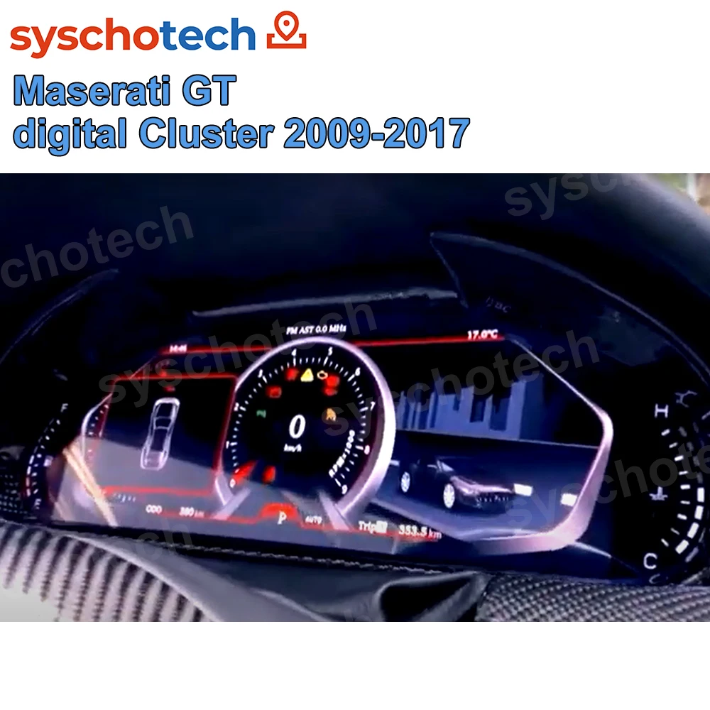 Syschotech Instrument Cluster Per Maserati Granturismo Gancabrio Digital Cluster Multimedia Player 2007-2017