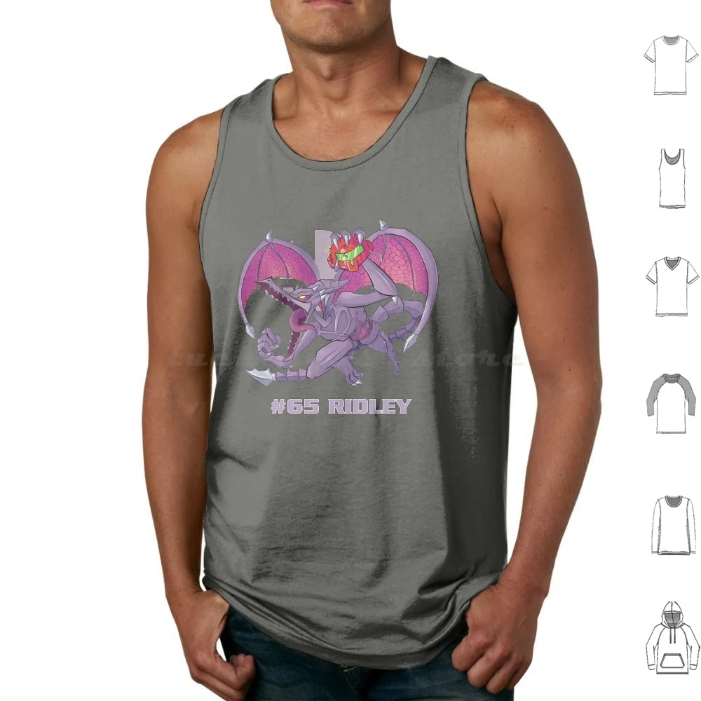 Smash Ultimate #65 : Ridley Canotte Stampa Cotton Ridley Super Smash Bros Smash Bros Super Smash Bros Ultimate Super