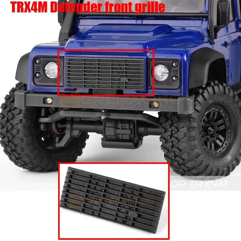Trx4M Defender Griglia Anteriore Modificata Rimozione Verricello Per 1/18 Rc Crawler Car Traxxas Trx4 Defender Bronco Axial Scx10 Rc4Wd D90
