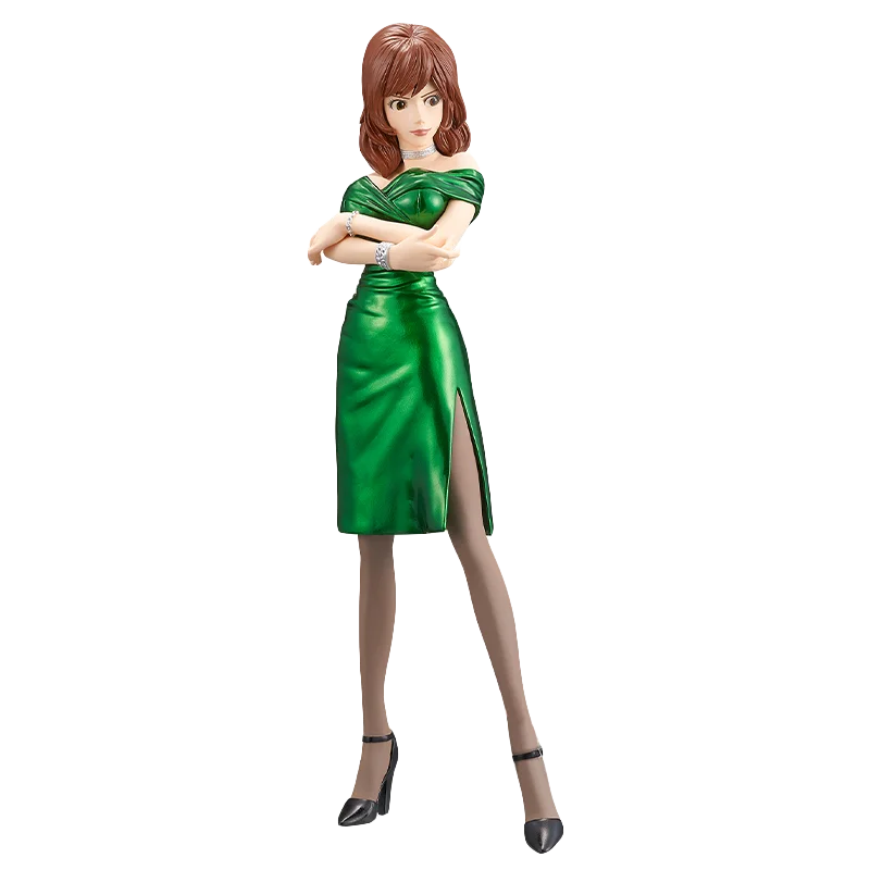 26Cm 2022 Prezzo Promozionale Figura Originale Giapponese Mine Fujiko Green Dress Ver Action Figure
