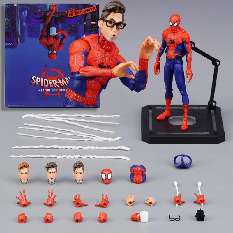 Spider-Man Parallel Universe Marvel Legends Spiderman Collection Sentinel Pvc Sculpture Series Model Toy Gift Hottoys