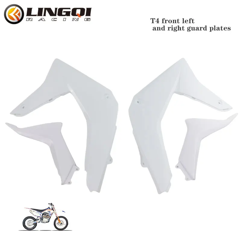 Lynnchi Moto T4 Parafango Anteriore Laterale Trim Copertura Protezione Decorativa Pannello Sinistro Destro In Plastica Per Kayo T4 Pit Dirt Bike Parts