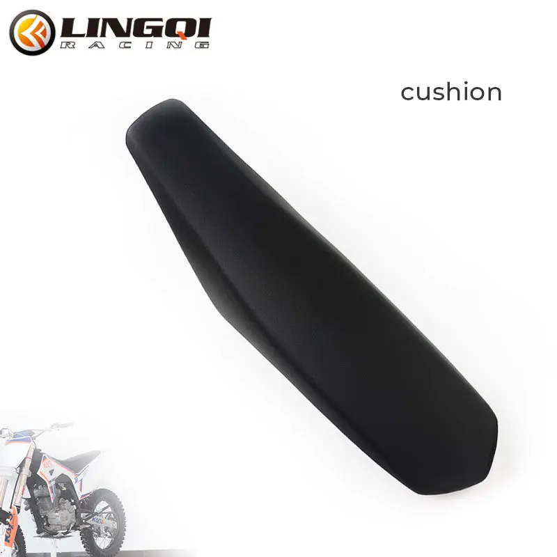 Lingqi Racing Foam Seats Cuscino Del Sedile Impermeabile Sella In Pelle Per Kayo T4 Pit Dirt Bike Parti Fuoristrada Accessori Moto