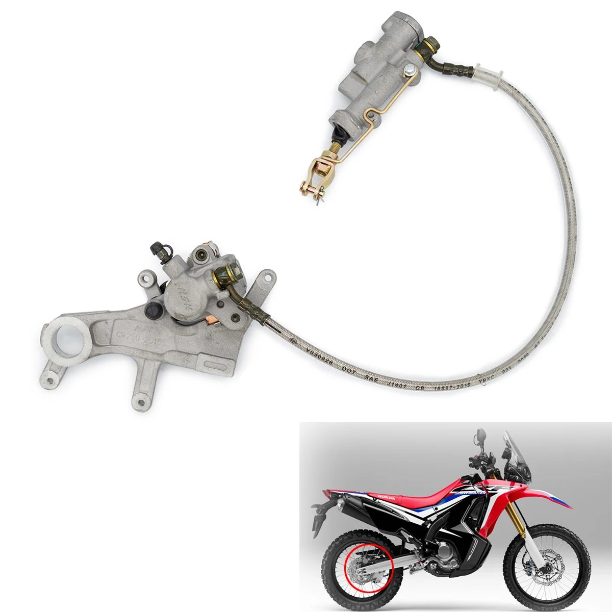 Pompa Freno Pompa Freno Posteriore Per Pit Bike Dirt Bike Cr125 Cr250 Crf250R Crf250X Crf450R Crf450X Kayo T4 T6