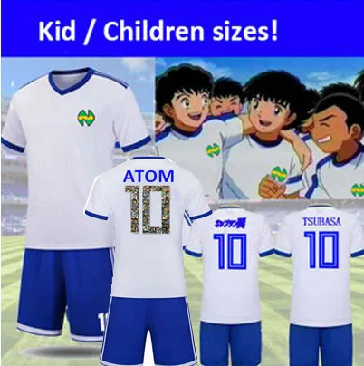 Maglie Da Calcio Da Uomo Foot Maillot Kids Captain Ozora Tsubasa Japan Chile Football Kits Oliver Atom Football Shirt