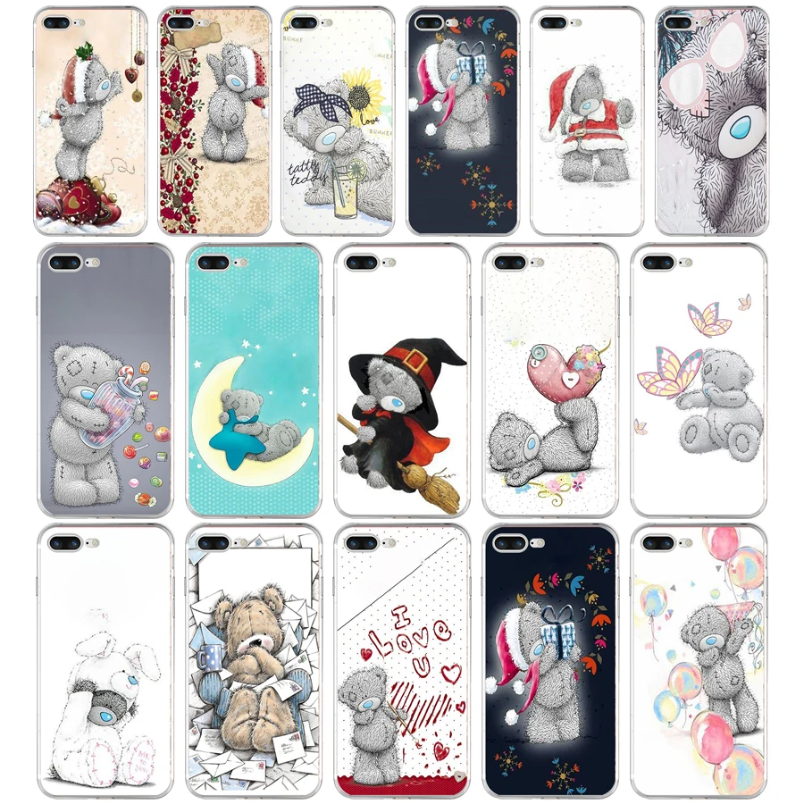 270Sd Tatty Teddy Custodia Morbida In Silicone Tpu Per Custodia Apple Iphone 6 6S 7 8 Plus