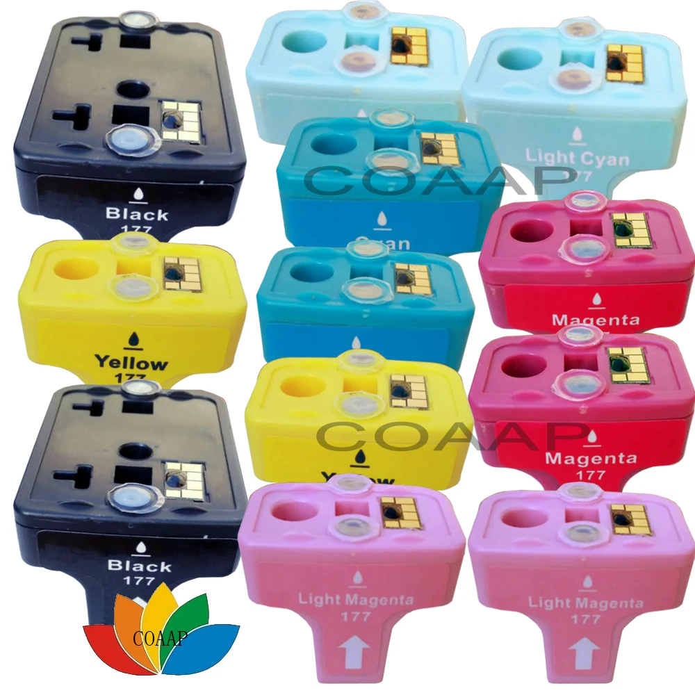 12 Pk Compatibile Hp 177 Xl Cartucce Di Inchiostro Per Hp Photosmart D7145 D7155 D7160 D7163 D7345 D7355 D7360 D7363 Stampanti