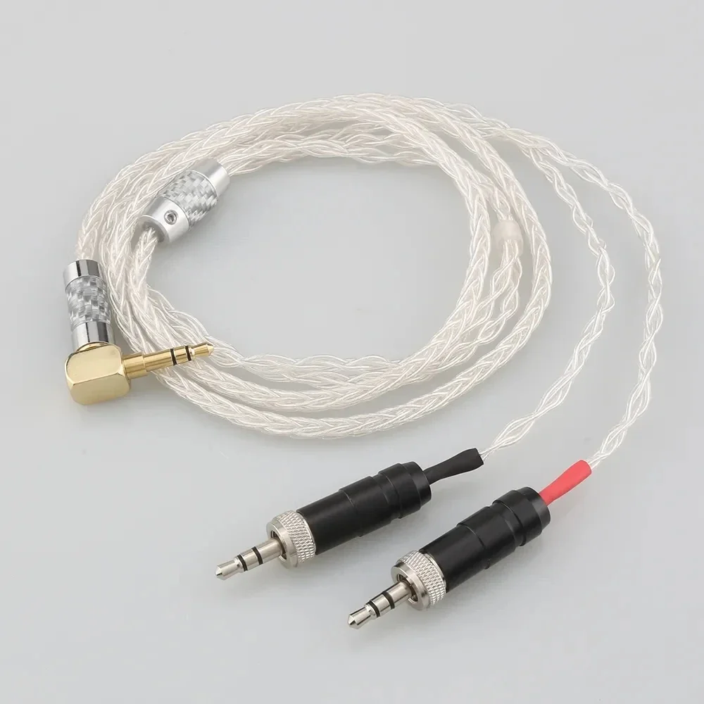 4.4Mm Xlr 2.5Mm 3.5Mm 99% Cavo Auricolare A 8 Core In Argento Puro Per Sony Mdr-Z1R Mdr-Z7 Mdr-Z7M2 Con Vite Da Fissare