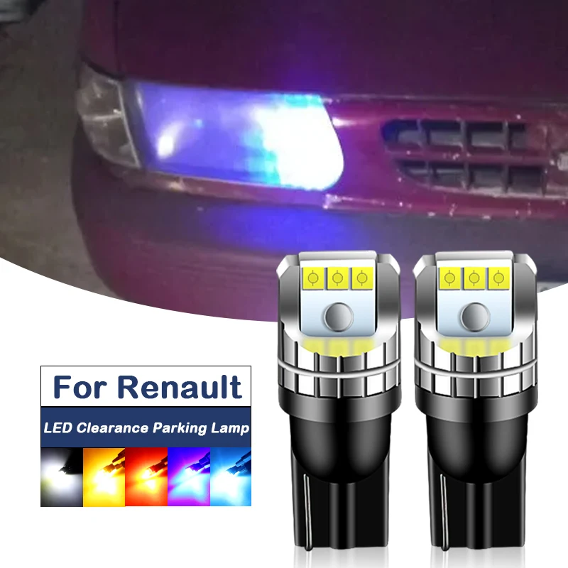 Saarmat 2 Pz 12V Led Luce Di Ingombro Lampadina W5W T10 Canbus Per Renault Thalia 1 2 3 Twingo 1 2 Laguna Megane Kangoo Clio