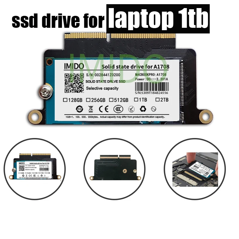 Apple Ssd Portatile 1Tb Hardrive Per Macbook Pro A1708 Retina 13.3 Pollici Ottimo Per Dispositivo Mac 256G 512Gb 128Gb Nvme All'Ingrosso