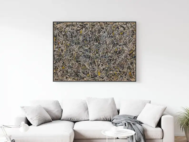 Jackson Pollock  ,Jackson Pollock Abstract Wall Art Decor,Modern Artabstract Oil Abstract Contemporary Big Painting,  Abstract