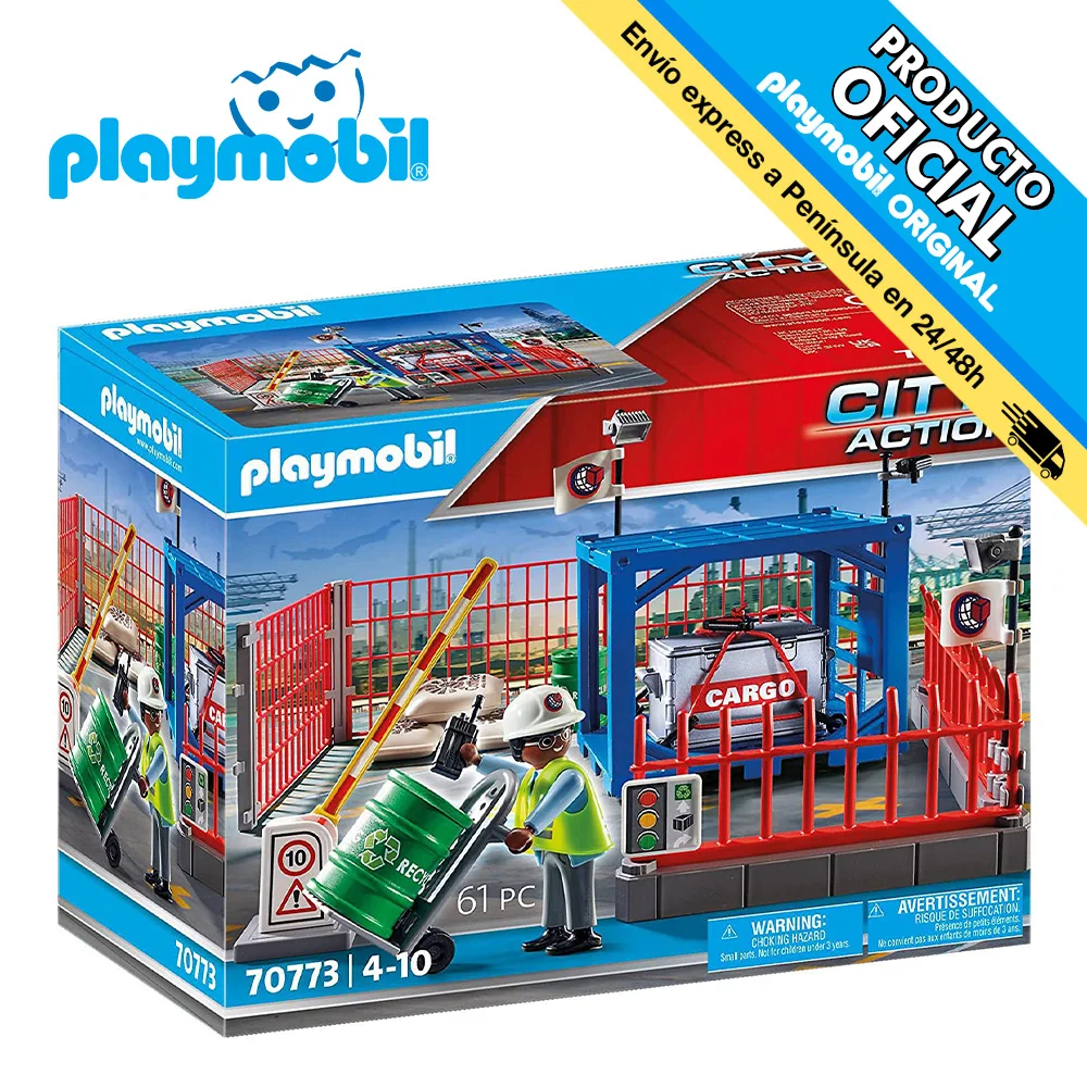 Playmobil 70773 Cargo Tank, Originale, Clic, Regalo, Giocattolo, Negozio, Licenza Ufficiale, Bambino, Ragazza