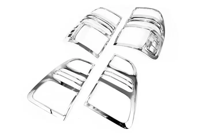 Di Alta Qualità Cromo Fanale Posteriore Della Copertura Per Toyota Land Cruiser Fj100 98-05 Di Trasporto Libero
