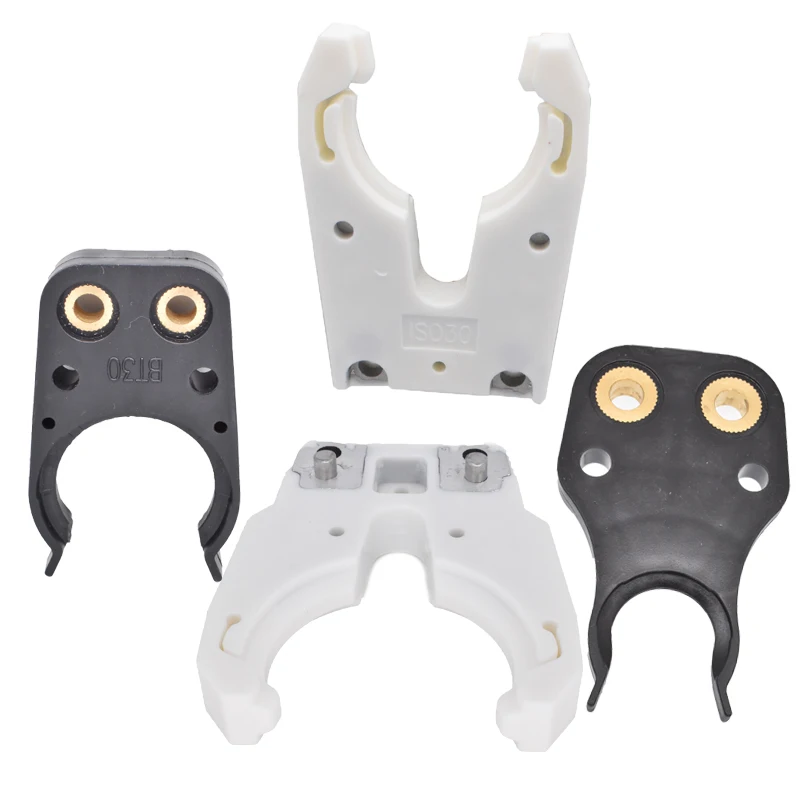 Cambio Automatico Portautensili Morsetto Ferro Abs Gomma Ignifuga Iso10 Iso20 Iso25 Bt30 Nbt30 Bt40 Hsk63F Forcella Cambio Utensile Cnc