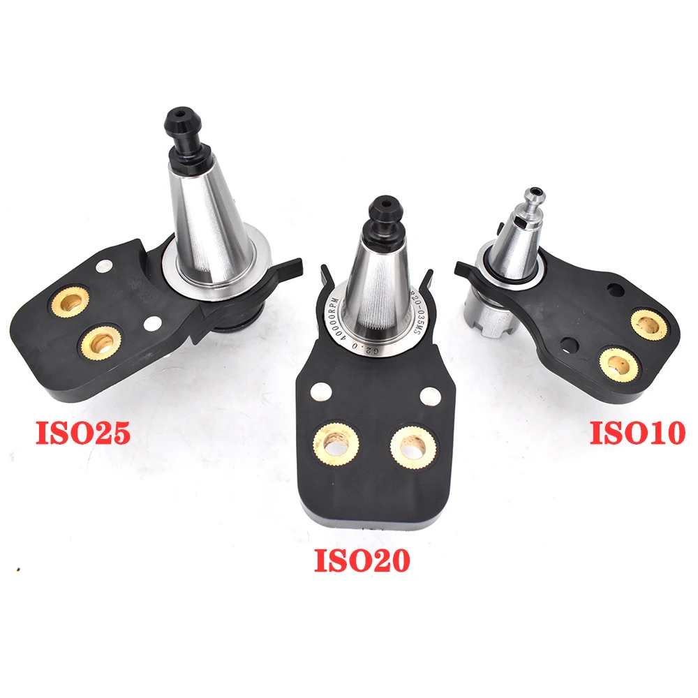 1 Pz Portautensili Morsetto Ferro Abs Gomma A Prova Di Fiamma Iso10 Iso20 Iso20 Cnc Cambio Utensile Portautensili Forchette