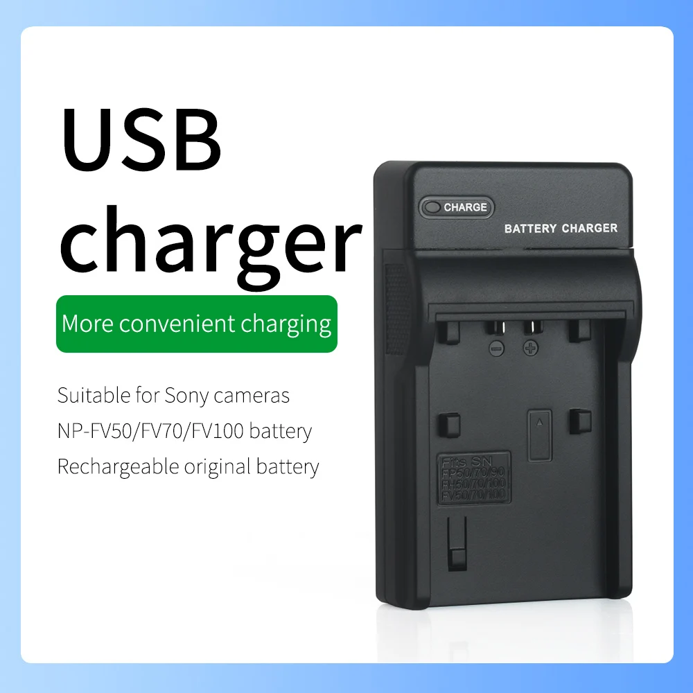 Np-Fv50 Fv70A Np-Fv100 Caricabatteria Per Fotocamera Sony Fdr-Axp33 Fdr-Axp35 Fdr-Axp55 Fdr-Ax100 Fdr-Ax53 Fdr-Ax33 Fdr-Ax30 Dev-50