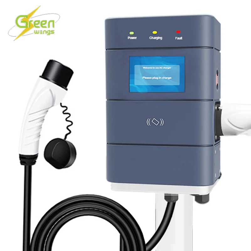 Portatile Smart Mobile Fast 7Kw 11Kw 22Kw Ev Charger J1772 Wallbox Ev Stazione Di Ricarica Per Veicoli Elettrici