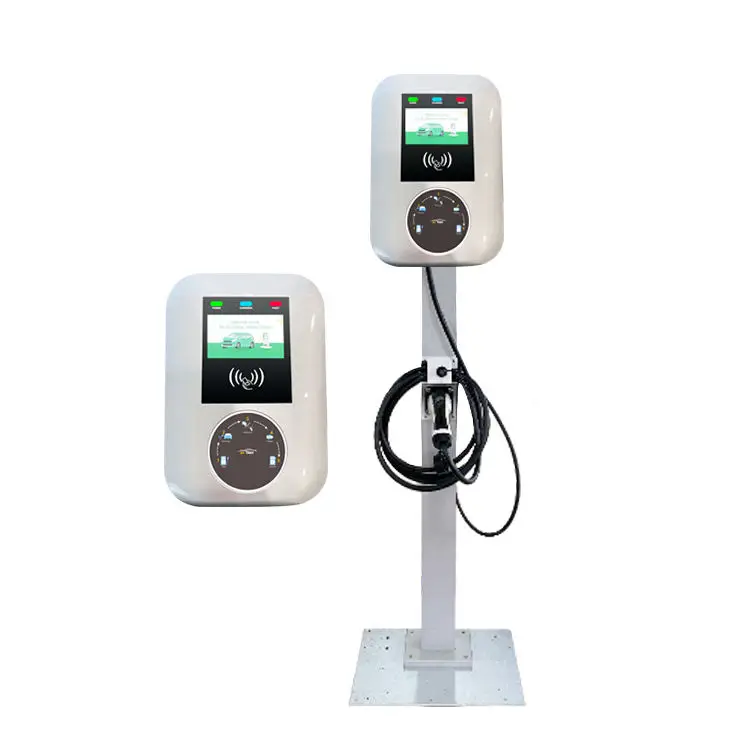 Ip65 Impermeabile Smart App 1 Fase 3 Fase Tipo 2 Spina 32A 7.4Kw 22Kw Dc Ac Ev Caricabatterie Tipo 2 Wallbox