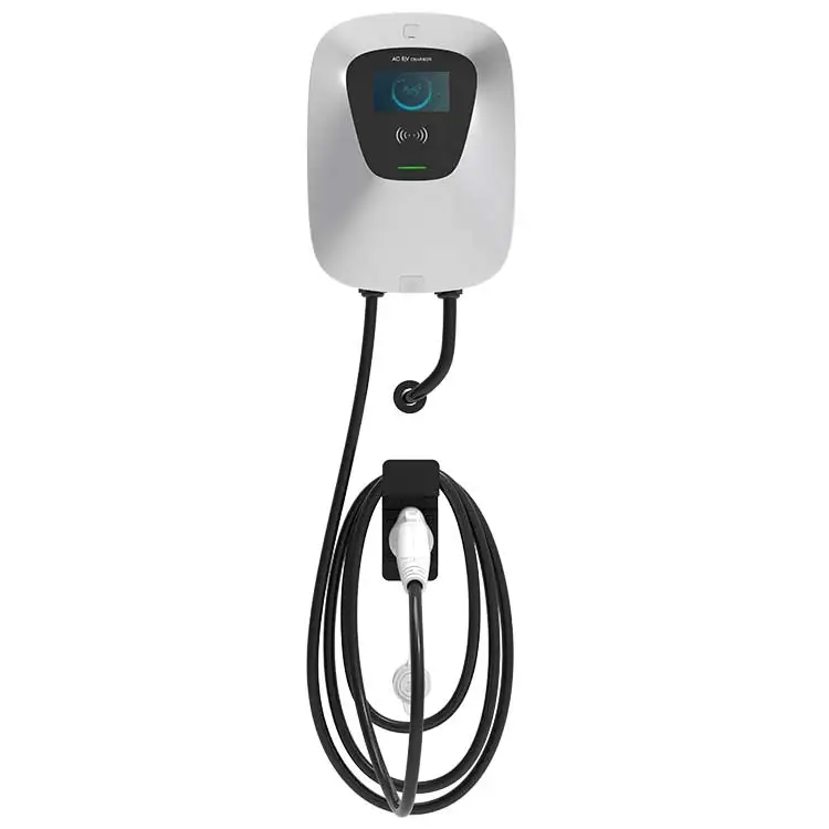 Caricabatterie Ev Portatile Integrato, Stazioni Di Ricarica Domestica 22Kw 220V Wallbox Mobile 11Kw