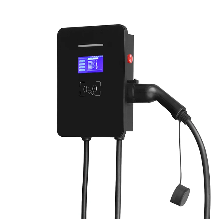 22Kw Wallbox Ev Charger Tipo 2 Ev Fast Wall Charging Station Veicolo Elettrico Pila Auto Con Rfid