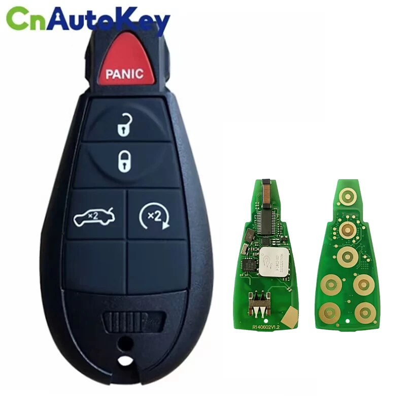 Cn015097 Aftermarket 2008-2014 Jeep Dodge Chrysler 300 Keyless Go Fabik Auto Key P/N 05026334Ac M3N5Wy783X