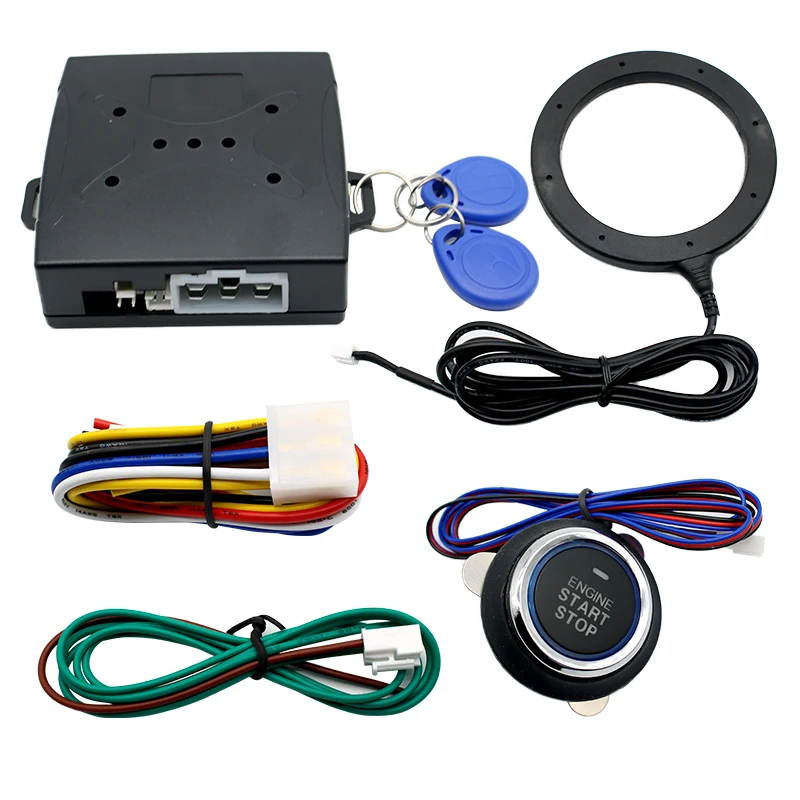 Auto Universal Lock One Key Start Sistema Rfid 12V Accensione Automatica Keyless Entry Start Stop Lmmobilizer Sistema Antifurto