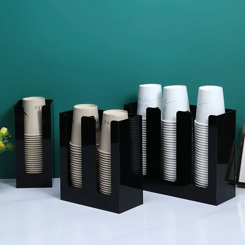 Coffee Shop Packaging Cup Rack Milk Tea Cup Placement Rack Bar Counter Cup Cover Usa E Getta Paper Cup Storage Rack