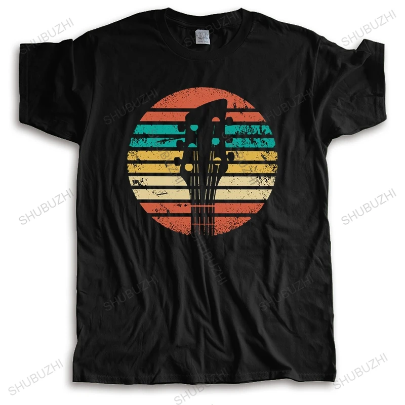 Vintage Electric E-Guitar Player Gift Tshirt Uomo O-Collo Manica Corta Musicista Guitarist T-Shirt Casual T-Shirt In Cotone Abbigliamento