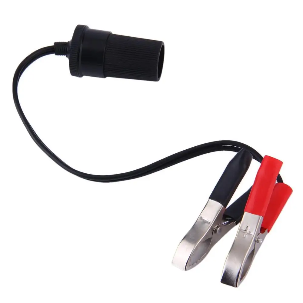 Nuovo Terminale Della Batteria Da 12 Volt Clip-On Accendisigari Presa Di Corrente Presa Adattatore Spina Car Boat Van Per Il Campeggio Di Alta Qualità