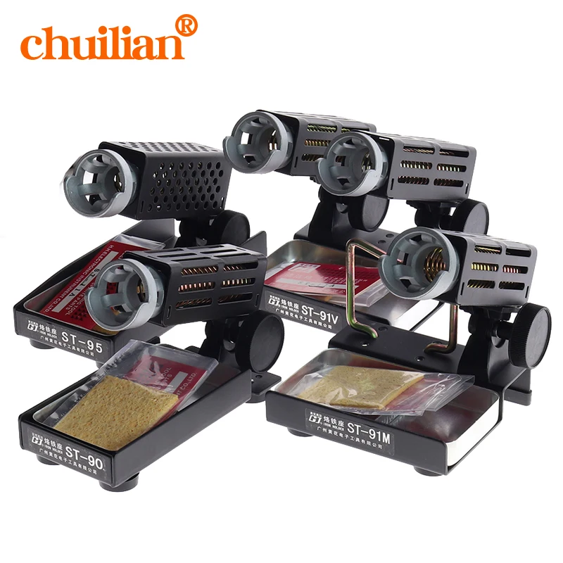 1 Pz St-90 St-91M St-95 Saldatore Supporto Stazione Base In Metallo Supporto In Ferro