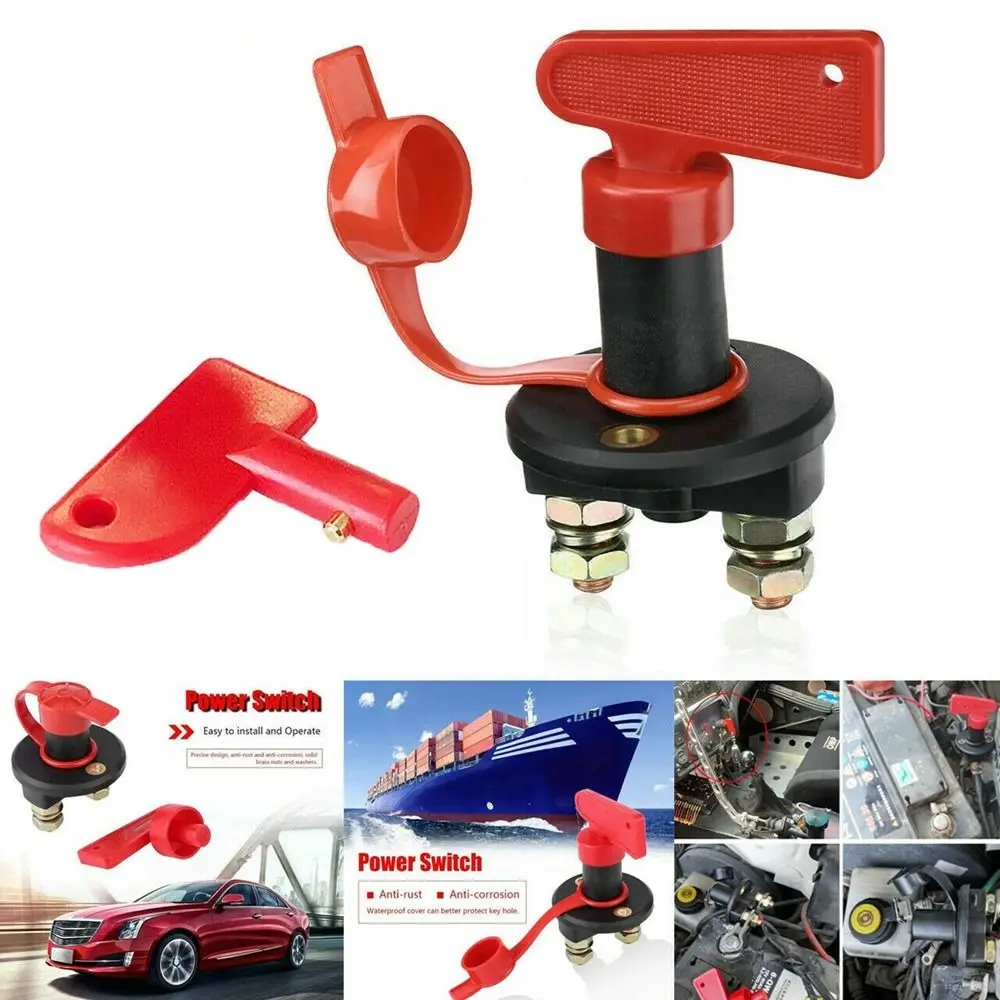 Pratico Auto Universal Tool Master Kill Switch Heavy Duty Car Battery Isolator Cut Off Power