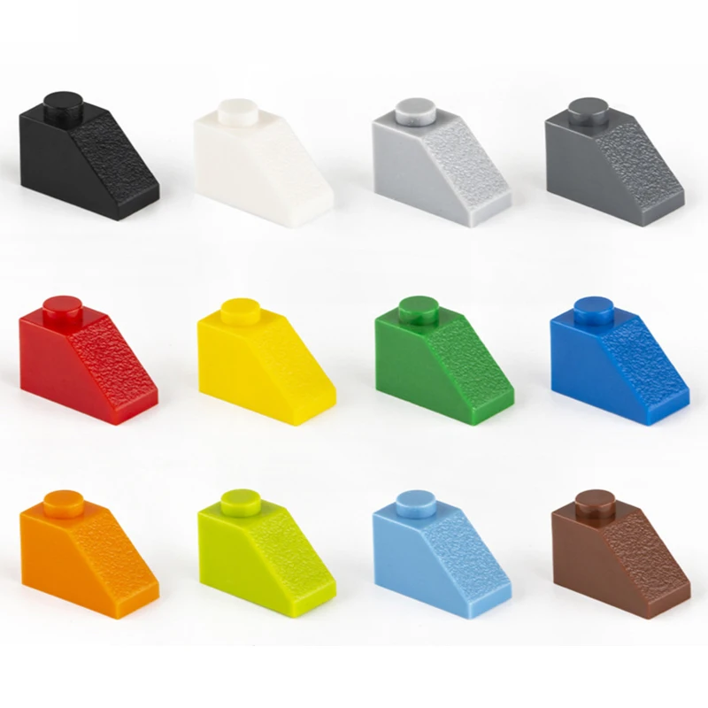 150Pcs Bulk Small Particle 3040 Moc Building Block 1X2 Slope Brick Accessori Building Block Castle Toys